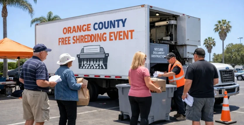 Shredding Events in Orange County