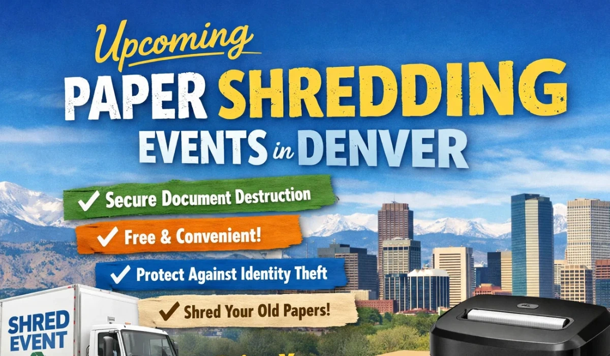 Upcoming Paper Shredding Events in Denver 2026
